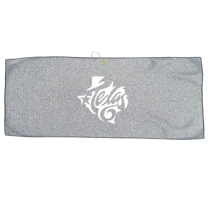 Texas Artistic Logo Large Microfiber Waffle Golf Towel