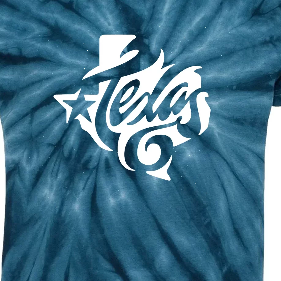 Texas Artistic Logo Kids Tie-Dye T-Shirt