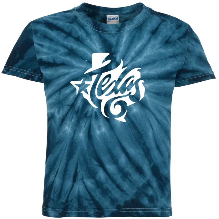 Texas Artistic Logo Kids Tie-Dye T-Shirt