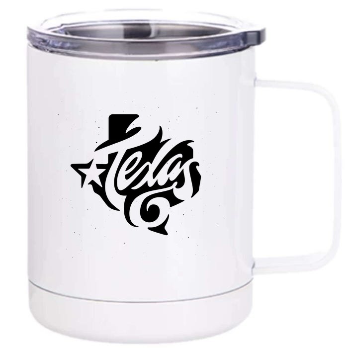 Texas Artistic Logo Front & Back 12oz Stainless Steel Tumbler Cup