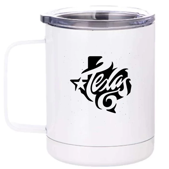 Texas Artistic Logo Front & Back 12oz Stainless Steel Tumbler Cup