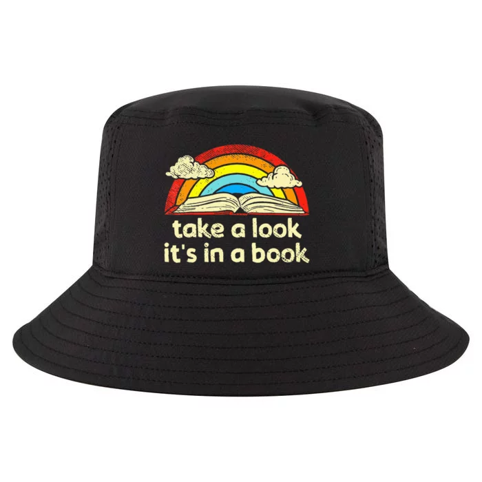 Take A Look ItS In A Book Reading Cool Comfort Performance Bucket Hat