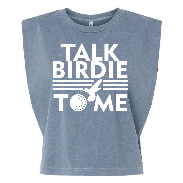 Talk Birdie To Me Garment-Dyed Women's Muscle Tee