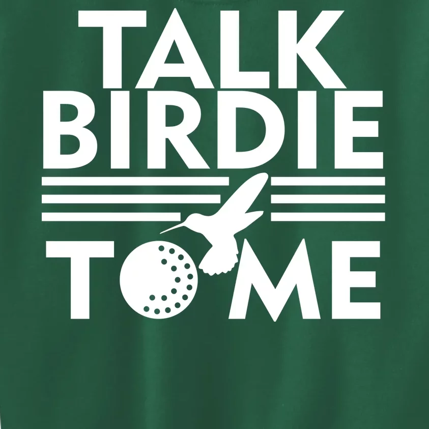 Talk Birdie To Me Kids Sweatshirt