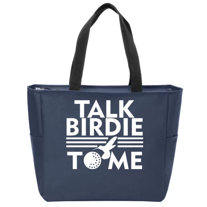 Talk Birdie To Me Zip Tote Bag