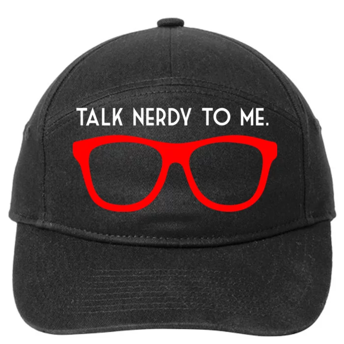 Talk Nerdy To Me 7-Panel Snapback Hat