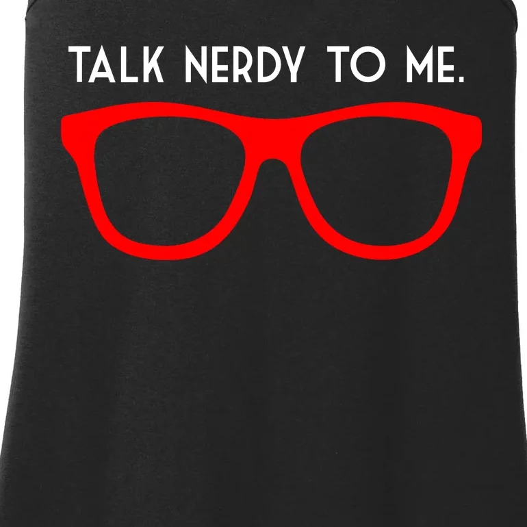 Talk Nerdy To Me Ladies Essential Tank