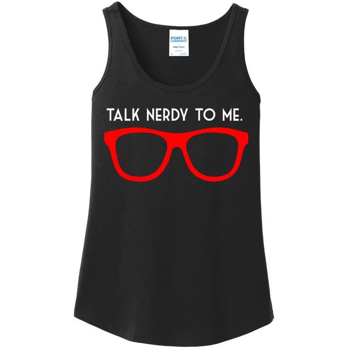 Talk Nerdy To Me Ladies Essential Tank