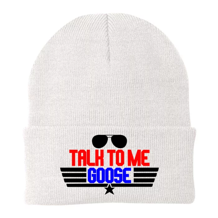 Talk To Me Goose Knit Cap Winter Beanie