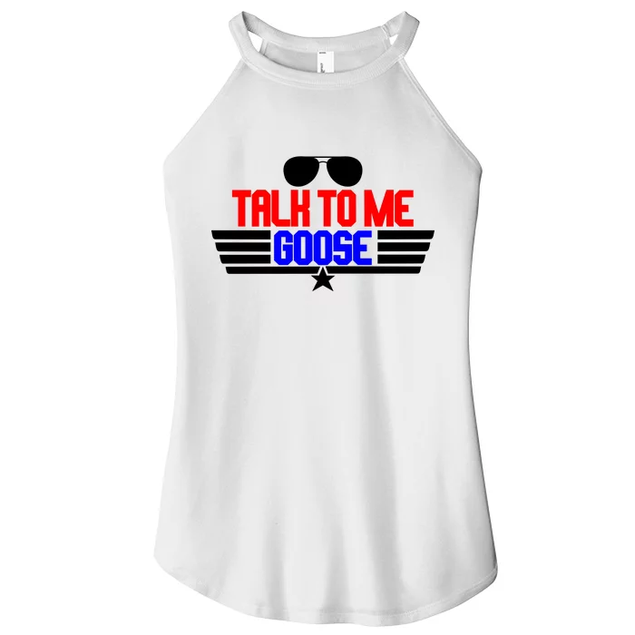 Talk To Me Goose Women’s Perfect Tri Rocker Tank