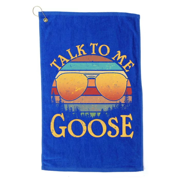 Talk To Me Goose Vintage Sunset Platinum Collection Golf Towel