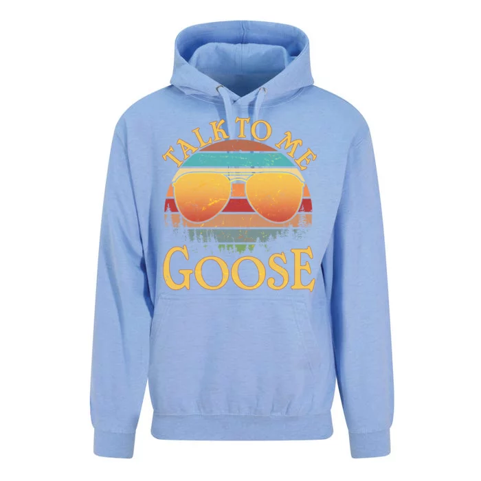 Talk To Me Goose Vintage Sunset Unisex Surf Hoodie