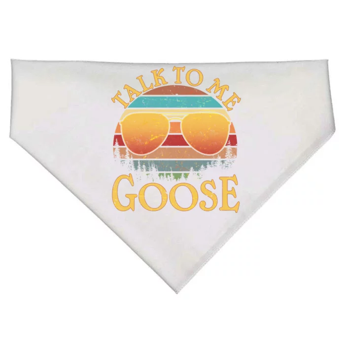 Talk To Me Goose Vintage Sunset USA-Made Doggie Bandana