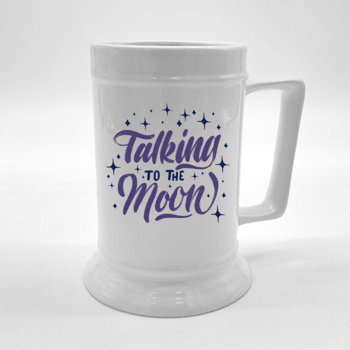 Talking To The Moon Front & Back Beer Stein