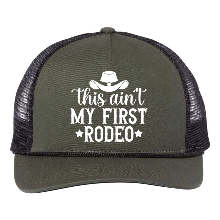 This Aint My First Rodeo Retro Rope Trucker Hat Cap