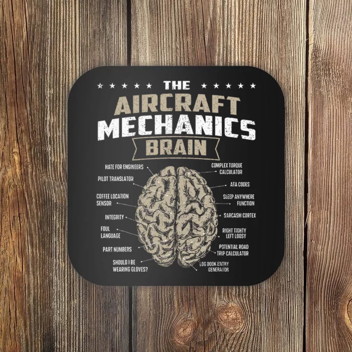 The Aircraft Mechanics Brain Airplane Maintenance Aviation Coaster