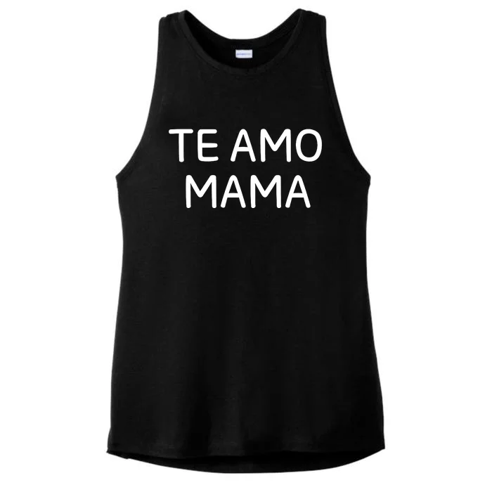 Te Amo Mama Ladies Tri-Blend Wicking Tank