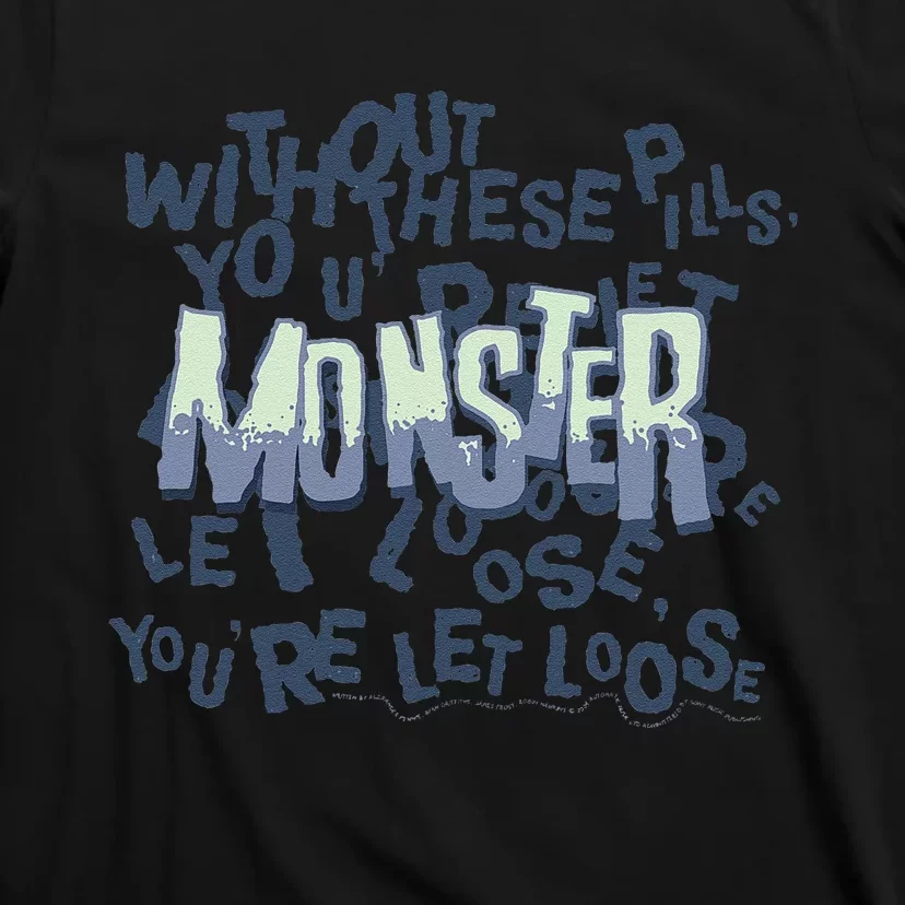 The Automatic Monster Scary Halloween Verse Lyrics T-Shirt