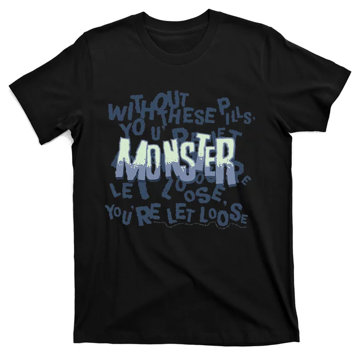 The Automatic Monster Scary Halloween Verse Lyrics T-Shirt