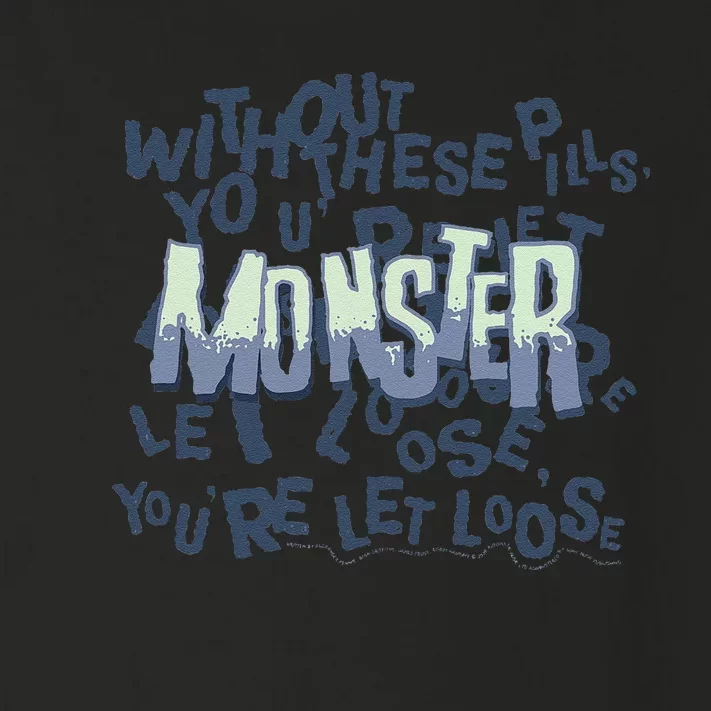 The Automatic Monster Scary Halloween Verse Lyrics Toddler Long Sleeve Shirt