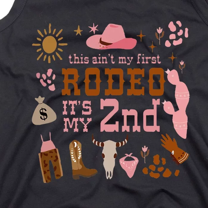 This AinT My First Rodeo Its My 2nd Girl Birthday Outfit Tank Top