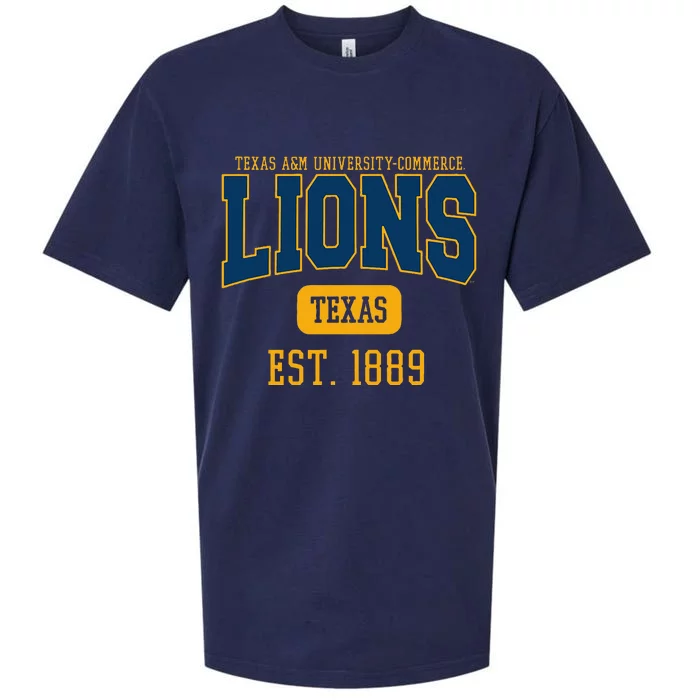 Texas A M Universitycommerce Lions Est. Date Sueded Cloud Jersey T-Shirt