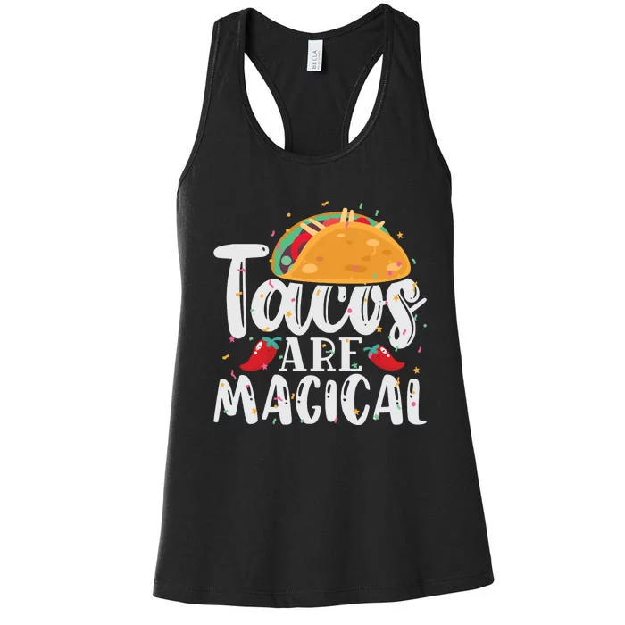 Tacos Are Magical Women's Racerback Tank