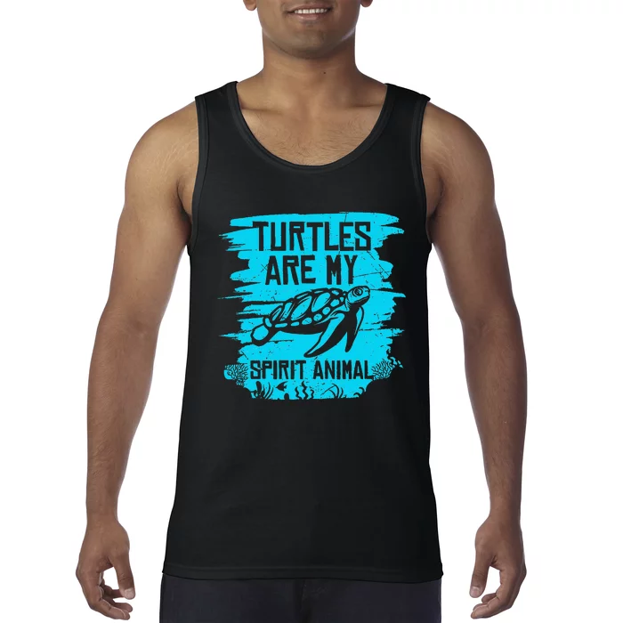 Turtles Are My Spirit Animal Tank Top