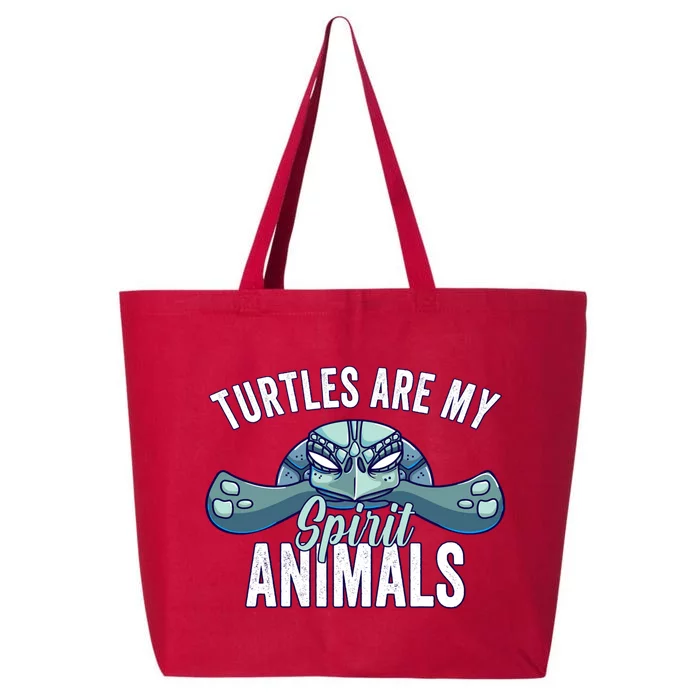 Turtle Are My Spirit Animals Gift For Turtle Lover 25L Jumbo Tote