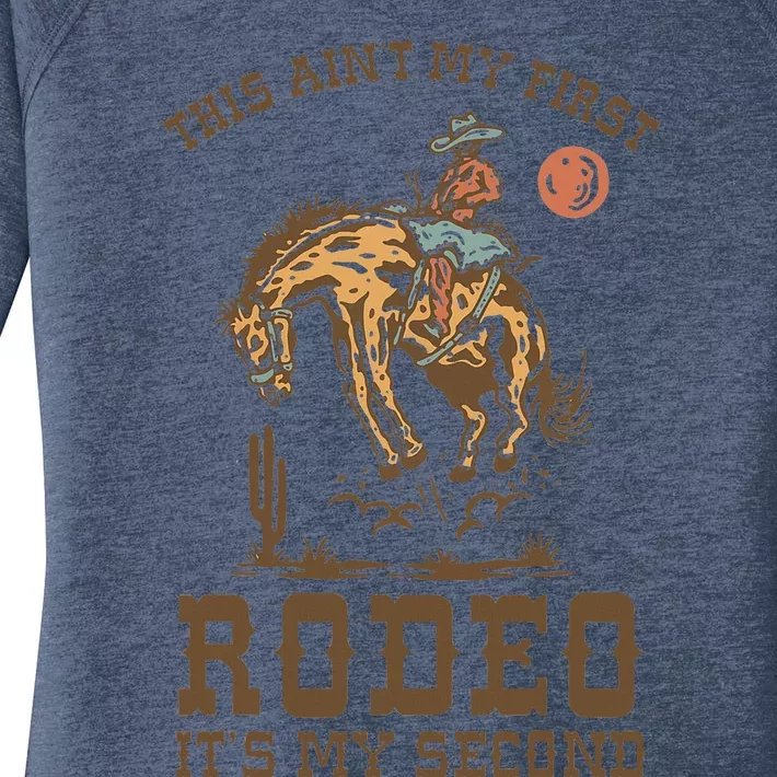 This Ain't My First Rodeo Its My 2nd Bday Wild West Themed Women's Perfect Tri Tunic Long Sleeve Shirt