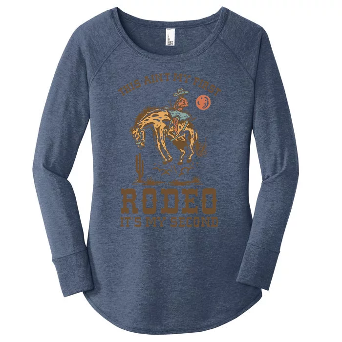 This Ain't My First Rodeo Its My 2nd Bday Wild West Themed Women's Perfect Tri Tunic Long Sleeve Shirt