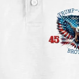 Trump A Mania 2024 Brother 45 47 Dry Zone Grid Performance Polo