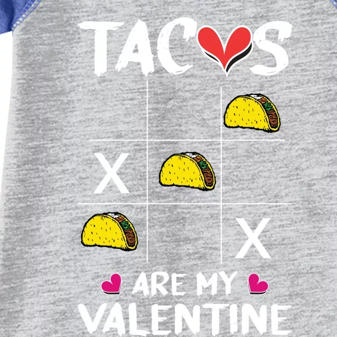 Tacos Are My Valentines Day Funny Mexican Food Lover Gift Infant Baby Jersey Bodysuit