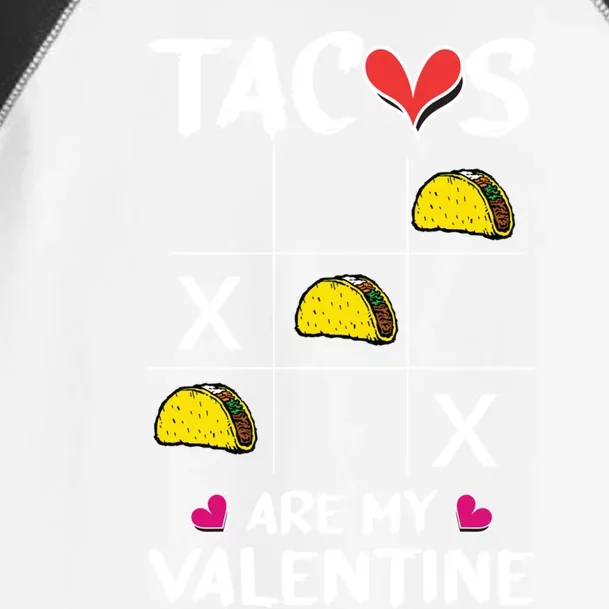 Tacos Are My Valentines Day Funny Mexican Food Lover Gift Toddler Fine Jersey T-Shirt