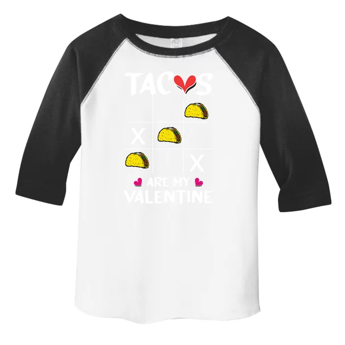 Tacos Are My Valentines Day Funny Mexican Food Lover Gift Toddler Fine Jersey T-Shirt