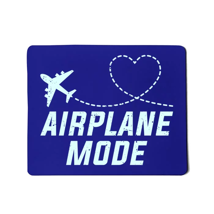 Travel Airplane Mode Vacation For World Travel Gift Mousepad