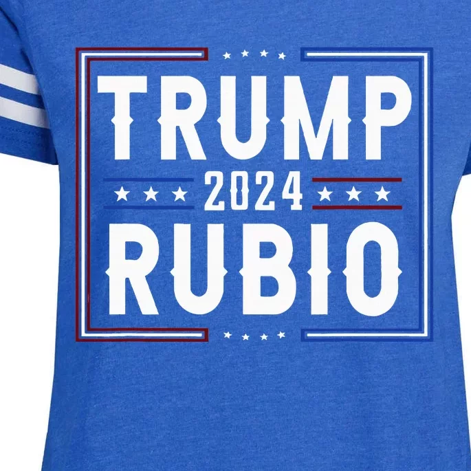 Trump And Marco Rubio Vp Vice President 2024 Red Republicans Enza Ladies Jersey Football T-Shirt