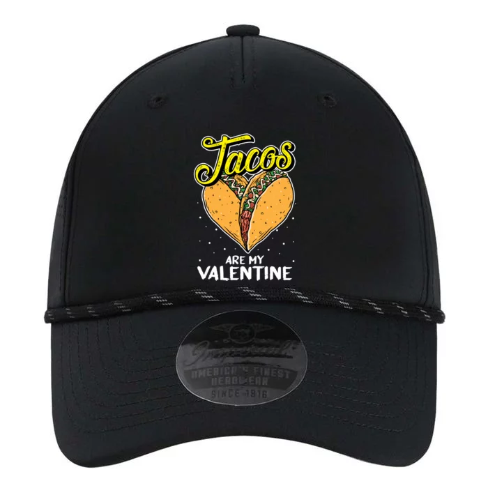 Tacos Are My Valentines Day Funny Heart Mexican Food Gift Performance The Dyno Cap