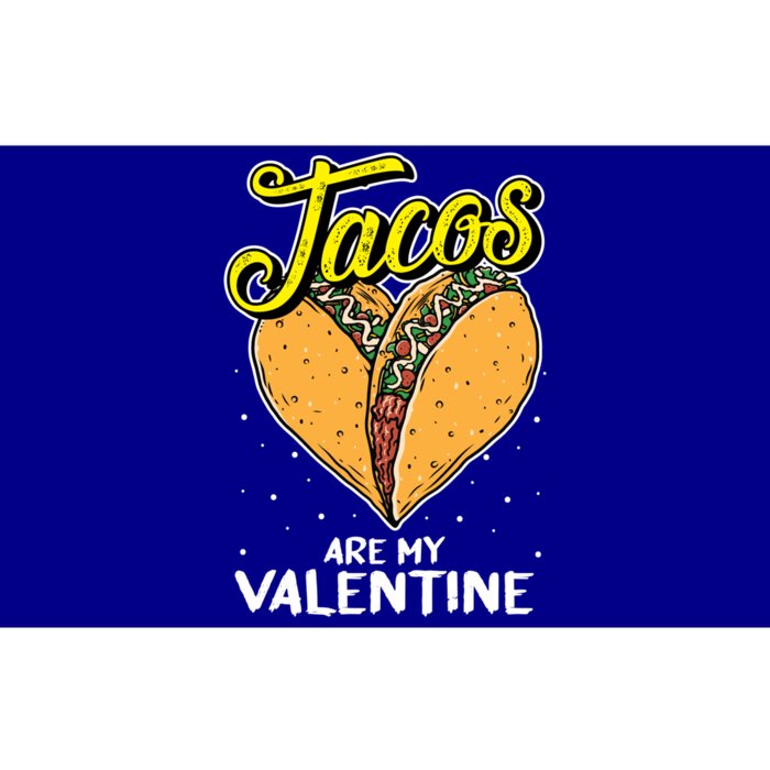 Tacos Are My Valentines Day Funny Heart Mexican Food Gift Bumper Sticker