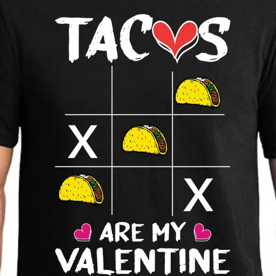 Tacos Are My Valentines Day Funny Mexican Food Lover Gift Pajama Set