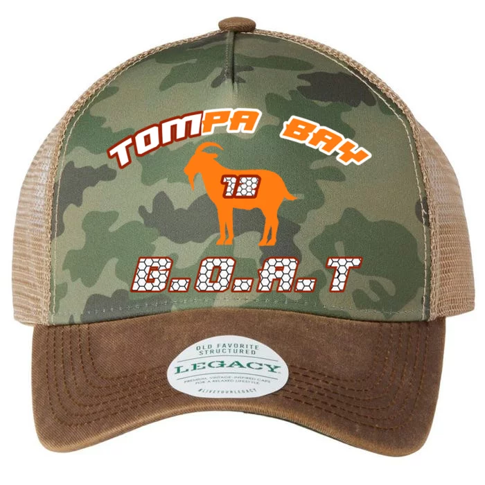 Tamp Bay Football GOAT Brady 18 Legacy Tie Dye Trucker Hat