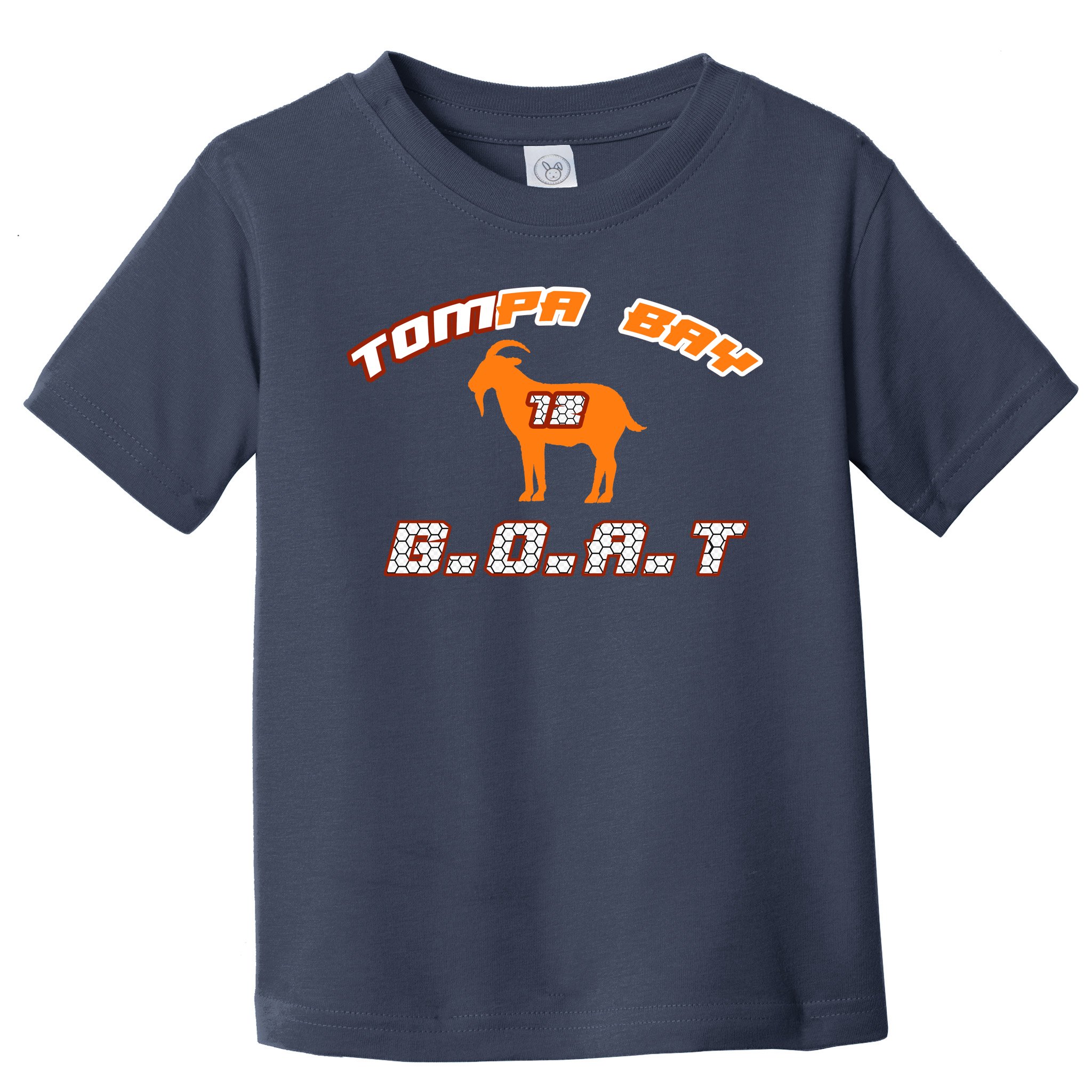 Tamp Bay Football GOAT Brady 18 Toddler T-Shirt