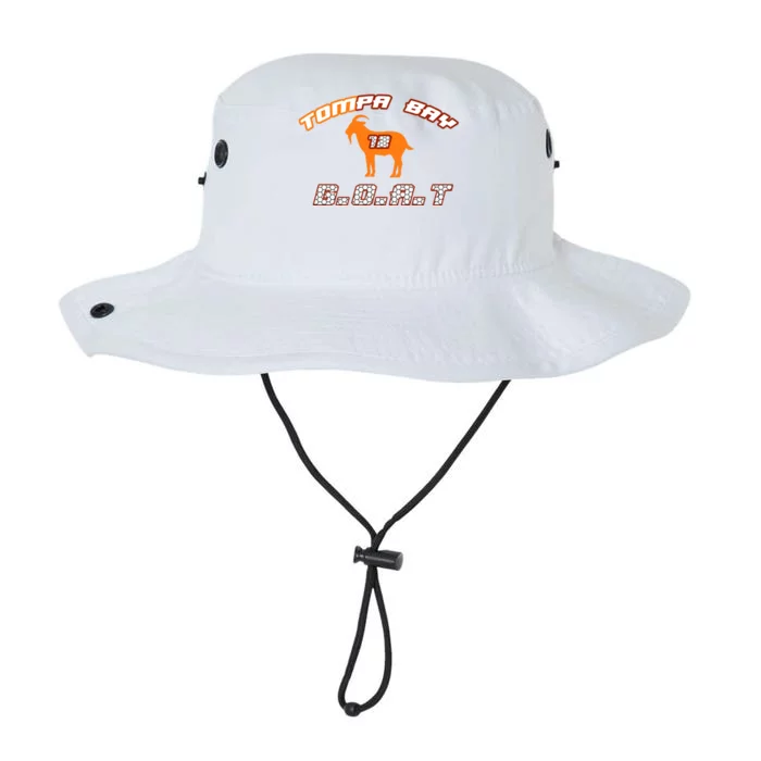 Tamp Bay Football GOAT Brady 18 Legacy Cool Fit Booney Bucket Hat