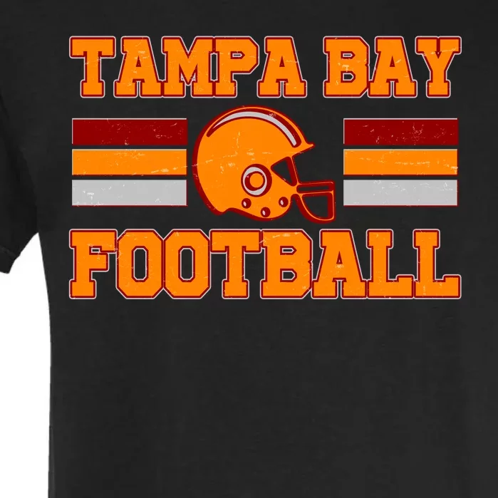 Tampa Bay Florida Football Fan Football Helmet Garment-Dyed Heavyweight T-Shirt