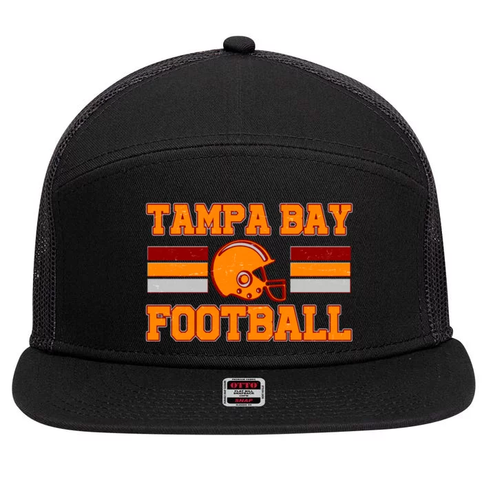 Tampa Bay Florida Football Fan Football Helmet 7 Panel Mesh Trucker Snapback Hat