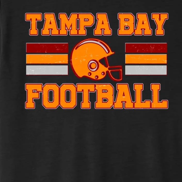 Tampa Bay Florida Football Fan Football Helmet ChromaSoft Performance T-Shirt