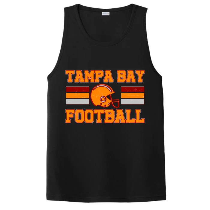 Tampa Bay Florida Football Fan Football Helmet Performance Tank