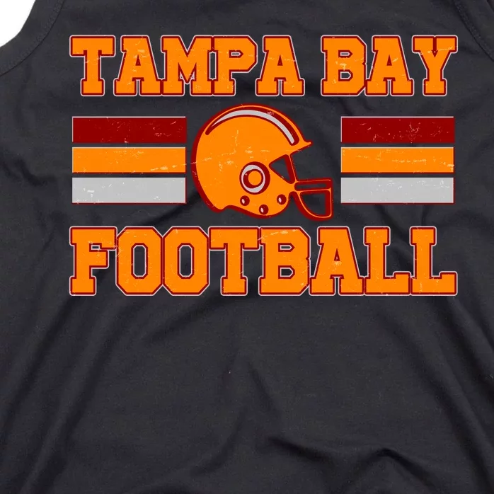 Tampa Bay Florida Football Fan Football Helmet Tank Top