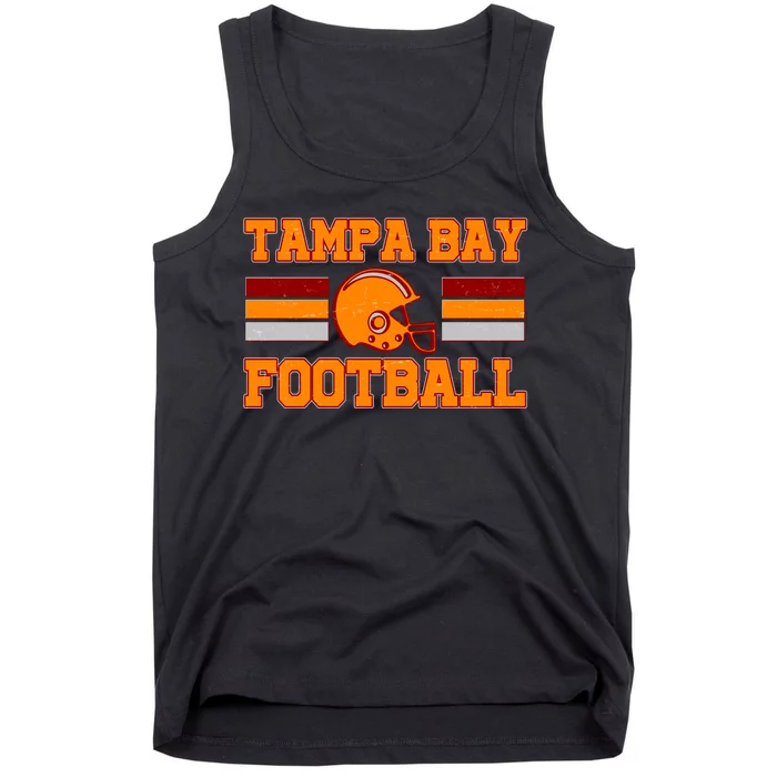 Tampa Bay Florida Football Fan Football Helmet Tank Top