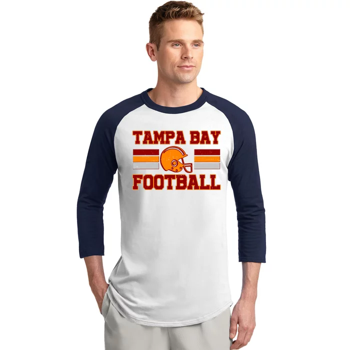 Tampa Bay Florida Football Fan Football Helmet Baseball Sleeve Shirt